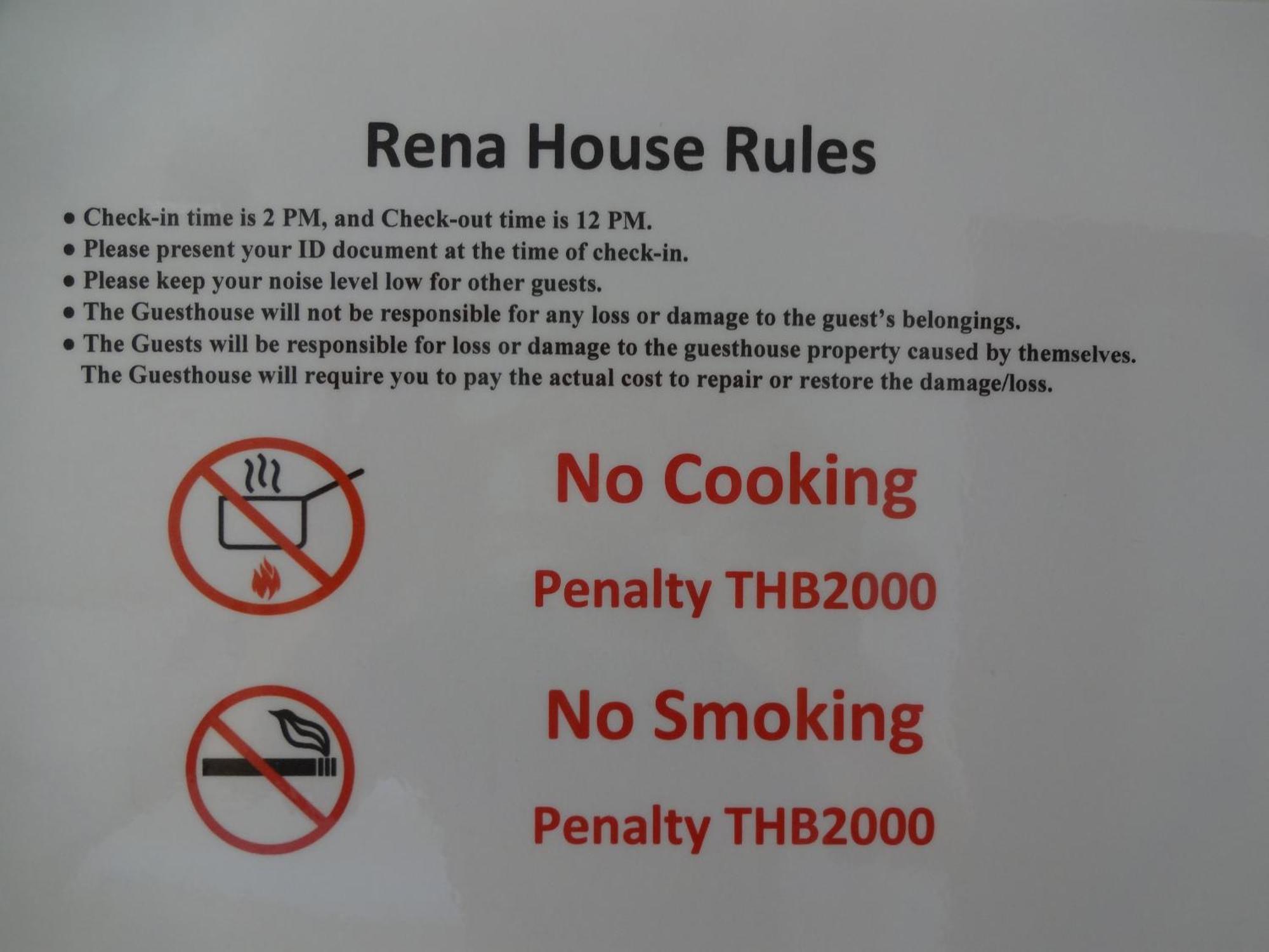Rena House Chiang Mai 호텔 외부 사진